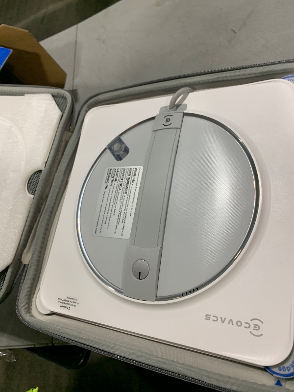 Photo 1 of ECOVACS WINBOT W2S Window Cleaning Robot, Intelligent Edge-to-Edge Cleaning with TruEdge Scrubbers, 3 Water Nozzles, 10-Level Safety System, Win-SLAM 4.0 Route Planning, Even Climbing System