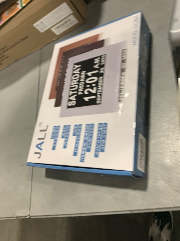 Photo 1 of ?New 2026? Digital Calendar Alarm Day Clock - with 8" Large Screen Display, am pm, Multiple Alarms, for Impaired Vision People, The Aged Seniors, The Dementia, for Desk, Wall Mounted,