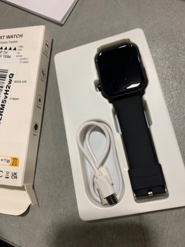 Photo 1 of TRAUSI Smart Watch for Men, 120 Sports Modes Smartwatch with 1.83" HD Touchsreen, IP67 Waterproof, Sleep Monitor, Bluetooth Call & Music Control Fitness Watch for Android/iPhone (Black)