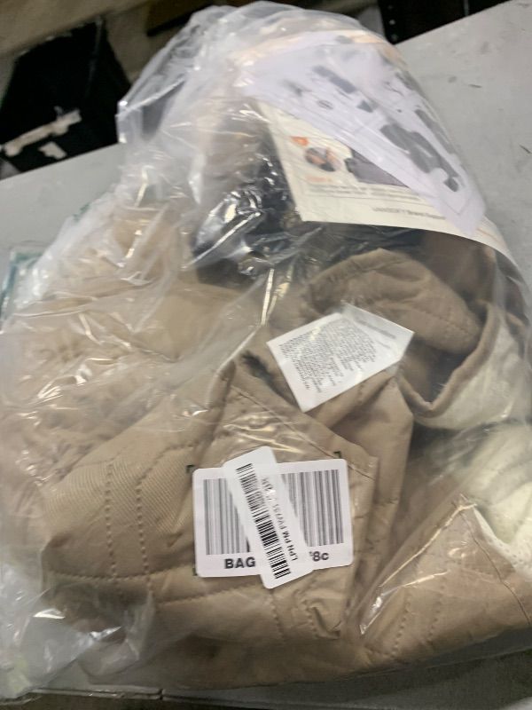 Photo 1 of VANSOFY Loveseat Recliner Cover with Console 100% Waterproof Sofa Slipcovers Non-Slip Reclining Couch Cover Split Sofa Covers Furniture Protector for Pets, Dogs?Khaki?