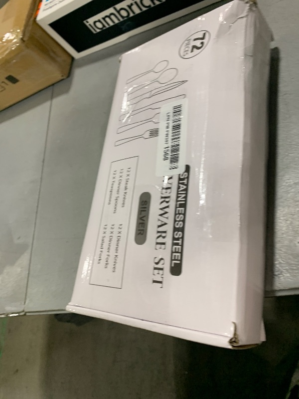 Photo 1 of **INCOMPLETE SET, SEE NOTES** Hiware Silverware Set for 12, Stainless Steel Flatware Cutlery Set For Home Kitchen Restaurant Hotel, Mirror Polished, Dishwasher Safe