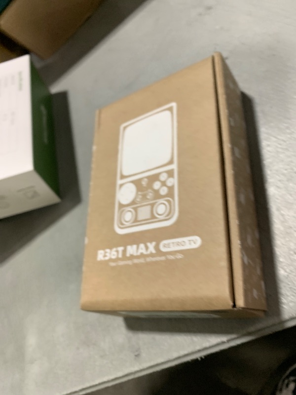 Photo 1 of MISSING SD ----------------------------------------------------R36T MAX Upgraded Retro Handheld Game Console with 4000mAh Battery, 4.0'' IPS Screen, Retro Gaming Console with Portable Case, Supports WiFi Networked Fighting and OTG(Wood Grain Black)