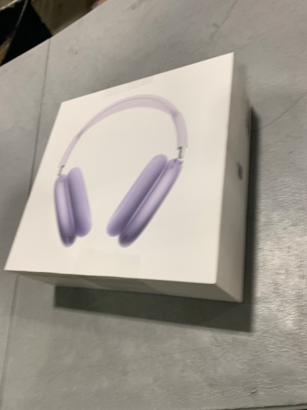 Photo 1 of Apple AirPods Max Wireless Over-Ear Headphones, Pro-Level Active Noise Cancellation, Transparency Mode, Personalized Spatial Audio, USB-C Charging, Bluetooth Headphones for iPhone - Purple