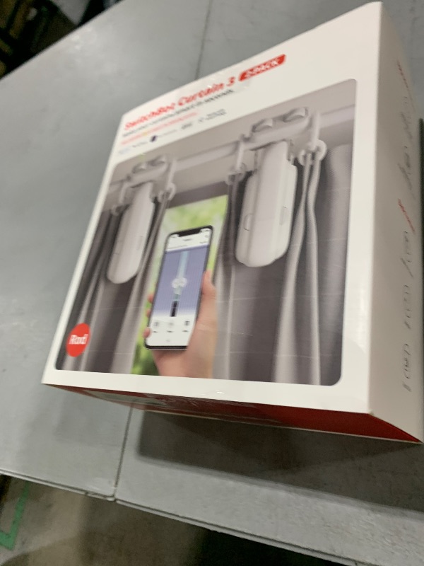 Photo 1 of SwitchBot 2025 Automatic Curtain Opener 3 Rod-Bluetooth Remote Control, WiFi&Smartphone Control, Upgraded High-Performance, Add Hub to Compatible with Alexa, Google Home, HomeKit