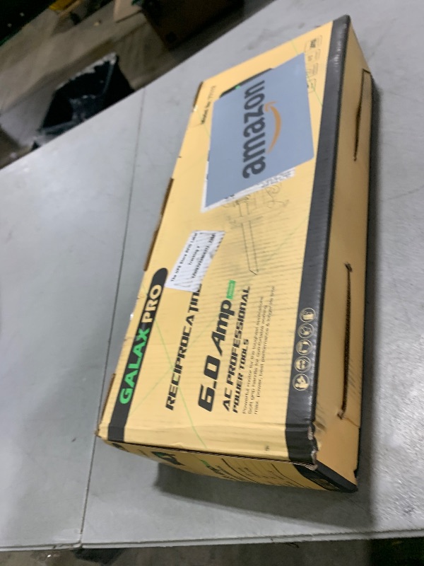 Photo 1 of GALAX PRO 120V Reciprocating Saw, 6.0 Amp Variable Speed Corded Reciprocating Saw with1-1/8" Stroke Length, 2800RPM and 6" Max for Wood, Metal, PVC Pipe Cutting