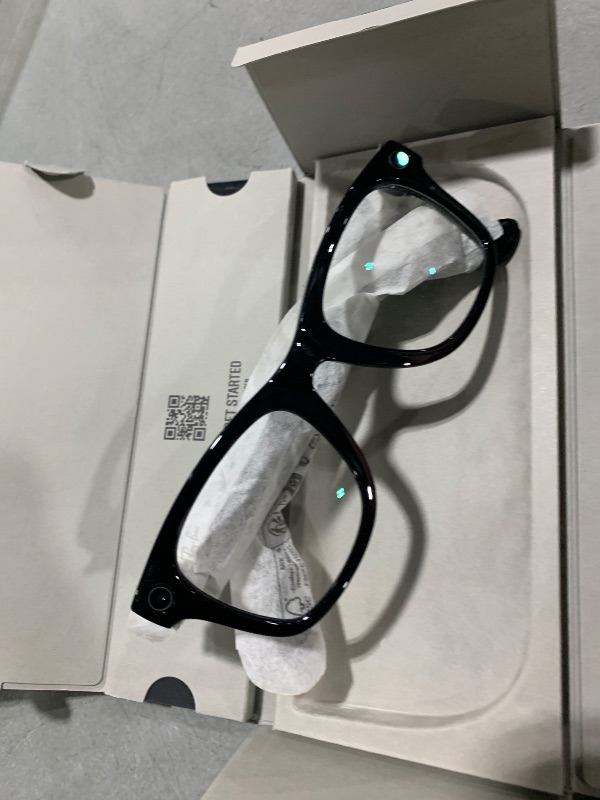 Photo 1 of Ray-Ban Meta (Gen 2), Wayfarer, Shiny Black | Smart AI Glasses for Men, Women — 2X Battery Life — 3K Ultra HD Resolution and 12 MP Wide Camera, Audio, Video — Transitions® Graphite Green Lenses