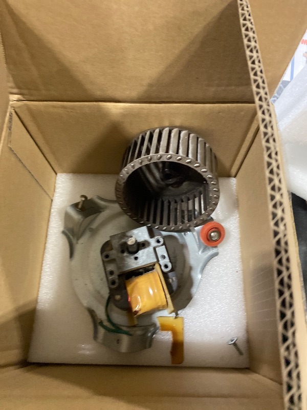 Photo 1 of Hiorucet J238-112-11202 HC21ZE122A Inducer Motor Assembly for Jakel, Carrier, Payne, Bryant Furnace, HC21ZS122 Draft Inducer Motor and Blower Wheel Assembly Kits for Jakel Inc Fan J238-112-11202.