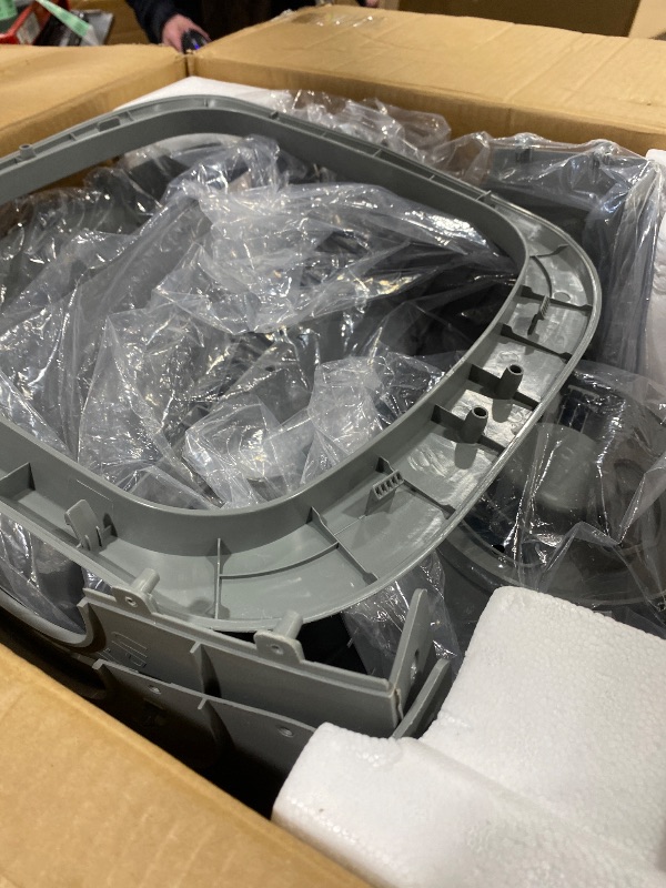 Photo 1 of Mintakawa Automatic Cat Litter Box Self Cleaning - APP Control and Weight Monitoring - Ultra-Quiet, Suitable for Medium Cats and Kittens, Safe Anti-Pinch Litter Box (Assembly Required) - Light Grey