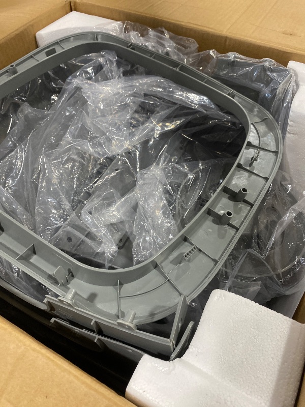 Photo 1 of Mintakawa Automatic Cat Litter Box Self Cleaning - APP Control and Weight Monitoring - Ultra-Quiet, Suitable for Medium Cats and Kittens, Safe Anti-Pinch Litter Box (Assembly Required) - Light Grey