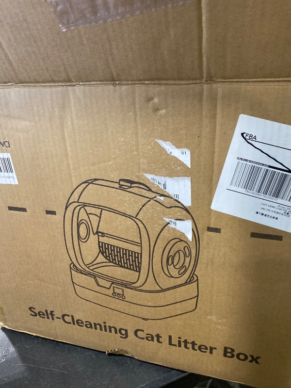 Photo 1 of Mintakawa Automatic Cat Litter Box Self Cleaning - APP Control and Weight Monitoring - Ultra-Quiet, Suitable for Medium Cats and Kittens, Safe Anti-Pinch Litter Box (Assembly Required) - Light Grey