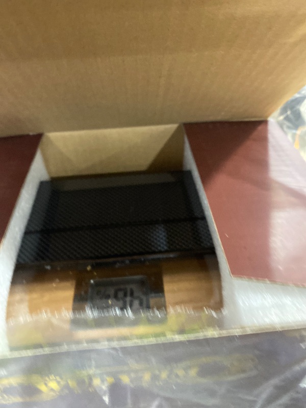 Photo 1 of **INCOMPLETE** Wudytim Cigar Humidor, Handcrafted Top 270° Elegant Glossy Spanish Cedar Cigar Box with Easy Humidification System, Accurate Digital Hygrometer