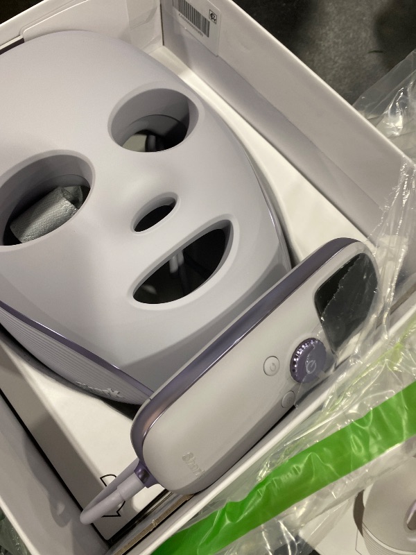Photo 1 of Shark CryoGlow LED Face Mask with Under-Eye Cooling, Anti-Ageing & Blemish Repair, Red & Blue LED, Infrared Light Therapy, USB-C, Remote Control, Storage Bag, Lilac Chill, FW312PL