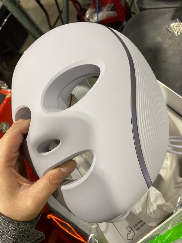 Photo 1 of Shark CryoGlow LED Face Mask with Under-Eye Cooling, Anti-Ageing & Blemish Repair, Red & Blue LED, Infrared Light Therapy, USB-C, Remote Control, Storage Bag, Lilac Chill, FW312PL