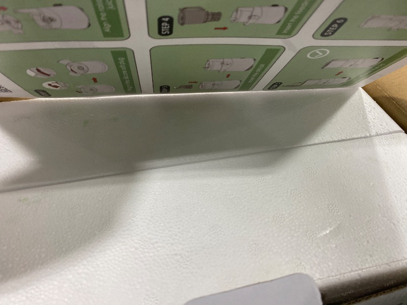 Photo 1 of EanOruus Cold Press Juicer, 5.8" Wide Feed Chute Juice Extractor Machine with 400W, High Juice Yield, Slow Masticating Juicer for Whole Vegetables & Fruits, Dark Grey