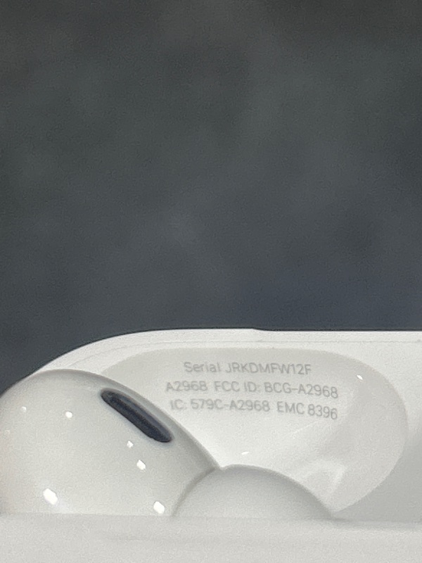 Photo 1 of Apple AirPods Pro (2nd generation) with MagSafe Charging Case (USB-C) (Renewed)