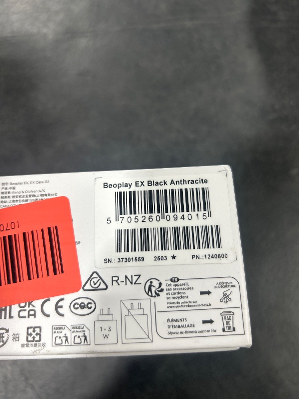 Photo 1 of Bang & Olufsen Beoplay EX - Wireless Bluetooth Earphones with Microphone and Active Noise Cancelling, Waterproof, 20 Hours of Playtime