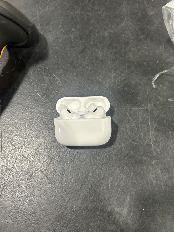 Photo 1 of Apple AirPods Pro (2nd generation) with MagSafe Charging Case (USB-C) (Renewed)
