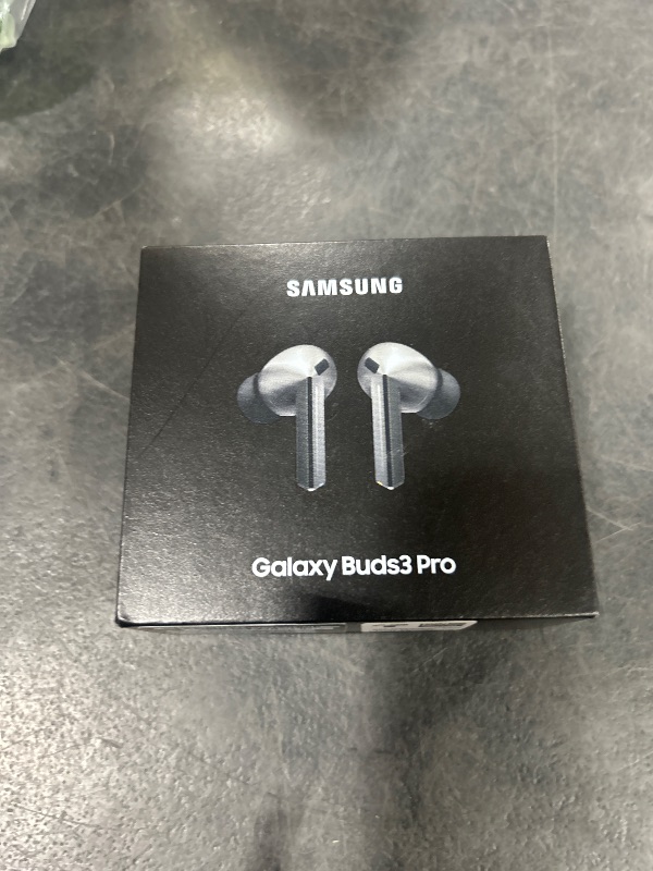 Photo 1 of Samsung Galaxy Buds 3 Pro AI True Wireless Bluetooth Earbuds, Noise Cancelling, Sound Optimization, Redesigned Comfort Fit, Silver [US Version, Amazon Exclusive, 2Yr Warranty]