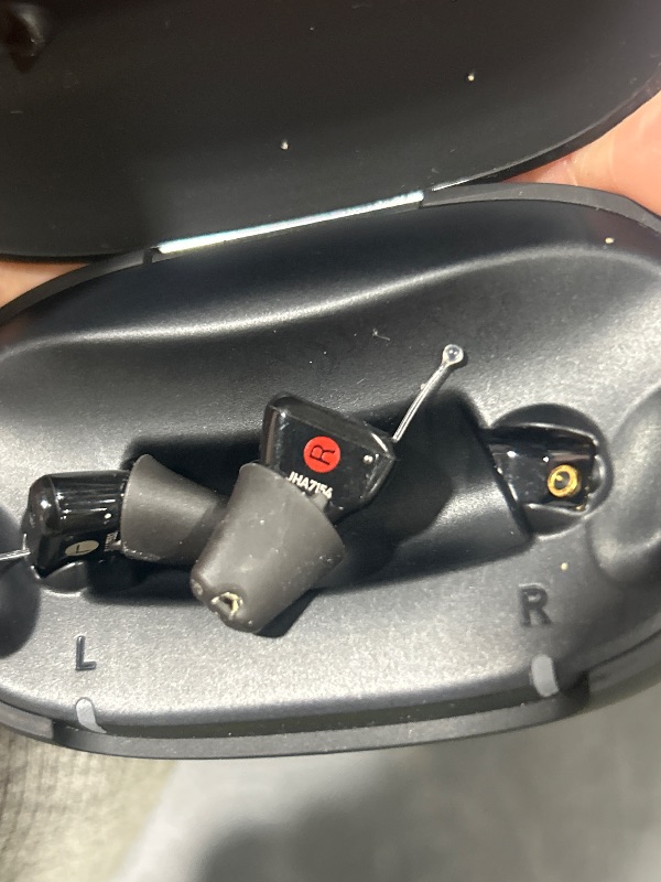 Photo 1 of Sony CRE-C20 Self-Fitting OTC Hearing Aids for Mild to Moderate Hearing Loss, Prescription-Grade Sound Quality, Compact Virtually Invisible Design, Customizable App, and Rechargeable Battery