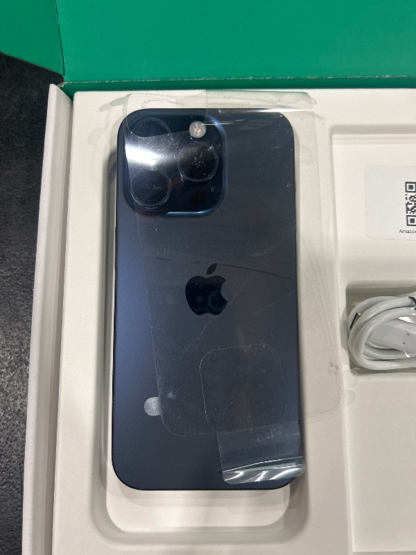 Photo 1 of Apple iPhone (Renewed Premium) 15 Pro, 256GB, Blue Titanium - Unlocked