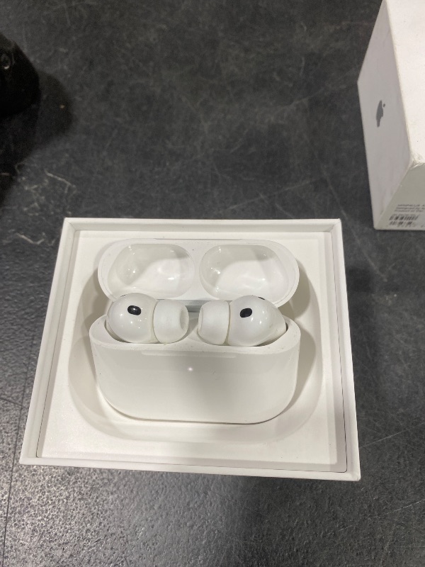 Photo 1 of Apple AirPods Pro 3 Wireless Earbuds, Active Noise Cancellation, Live Translation, Heart Rate Sensing,Hearing Aid Feature,Bluetooth Headphones,Spatial Audio, High-Fidelity Sound, USB-C Charging, White