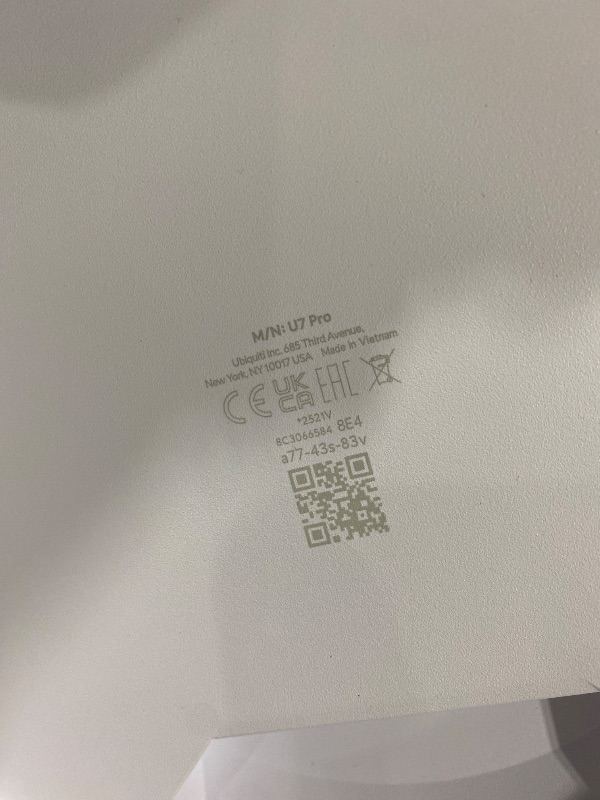 Photo 1 of Ubiquiti Networks UniFi 7 Pro | WiFi 7 Access Point | US Model | PoE+ Adapter not Included (U7-Pro-US)