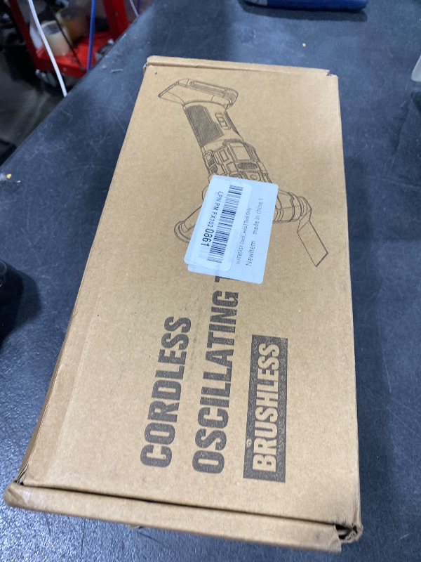 Photo 1 of NATBEESY Oscillating Multi Tool Compatible with Dewalt 20V Battery(No Battery): Cordless Oscillating Tool - 6 Speed 21000 OPM | Brushless Motor | Woodcutting Blades and Sanding Pad |Tool Only