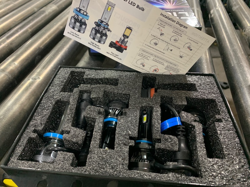 Photo 1 of TLEVELCL Compatible with Honda 2013-2015 Accord 2008-2012 Coupe Fog Light Bulbs, High/Low Beam Fog Light Bulbs Combo, 600% Brightness, 6000K White and 3000K Yellow, Pack of 6