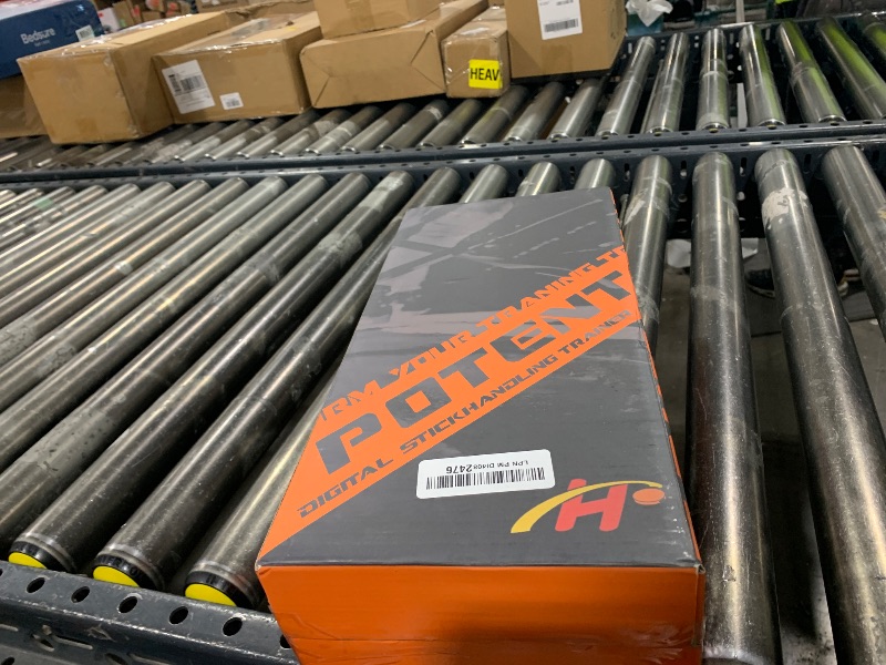 Photo 1 of Potent Digital Stickhandling Trainer 2.0 with App-Enabled Training, Built-in Scoreboard & Countdown Timer - Practice Puck Control & Reaction Times, Portable On & Off Ice Hockey Training Aid