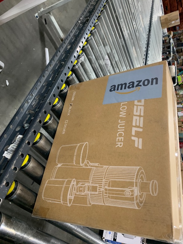 Photo 1 of ECOSELF Cold Press Juicer with 3 Filters (For Juice/Sorbet/Nut Milk), Juicer Machines With 6.0" Wide Mouth Hopper, Self Feeding & Hands-Free Design, Upgraded Motor, Juicer for Family Gathering Party