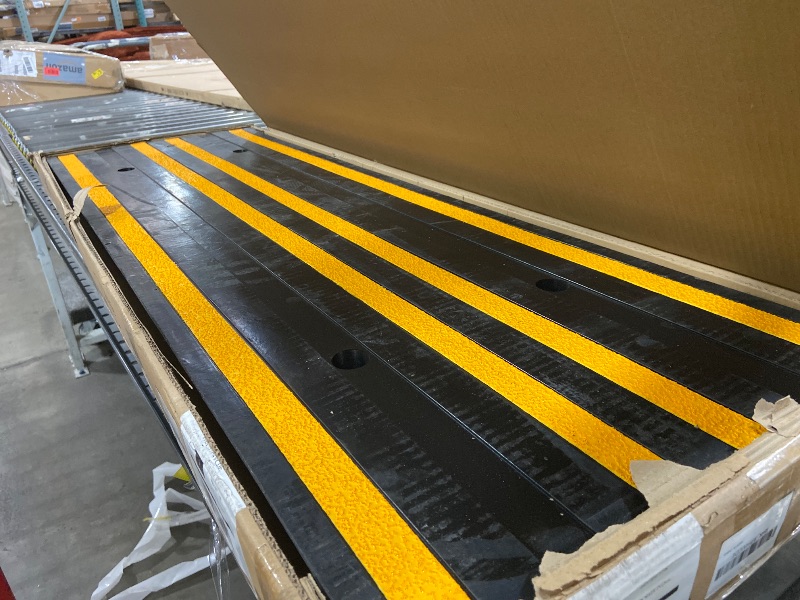 Photo 1 of missing pieces --------------------48" Heavy-Duty Rubber Driveway Ramps, 2-Pack Low-Profile Threshold Ramps with Water Channels for Cars, Trucks & Wheelchairs, Garage Entry & Driveway Slope Solutions