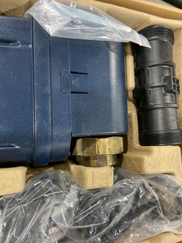 Photo 1 of Moen Flo Smart Water Monitor and Automatic Shutoff Sensor, Wi-Fi Connected Water Leak Detector for 1-1/4-Inch Diameter Pipe, 900-002