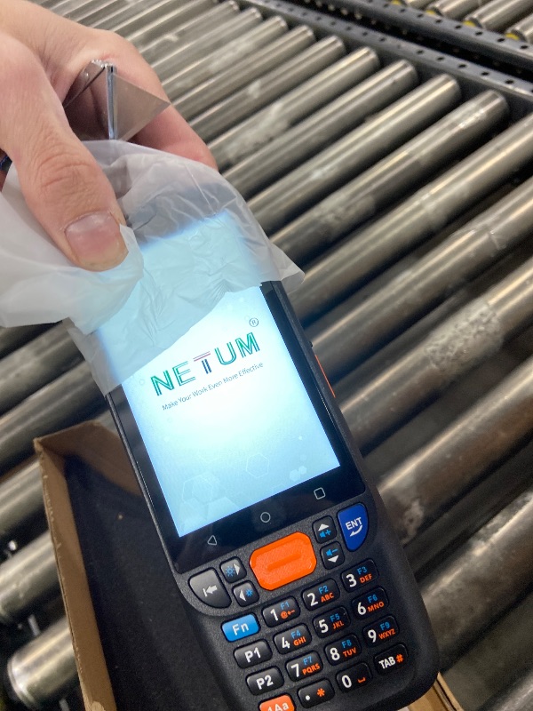 Photo 1 of NETUM Android 11 Handheld Barcode Scanner Terminal Mobile Computer, Wi-Fi 4G BT NFC PDA for Inventory Warehouse, Retails Management (Q500 PDA)