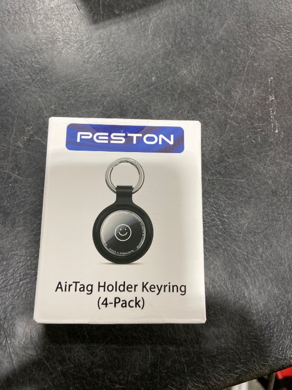Photo 1 of [4-Pack] Case for Apple AirTag Holder Keychain – IPX6 Waterproof, Anti-Lost, Scratch-Resistant Case for Air Tag – for Keys, Pets, Luggage