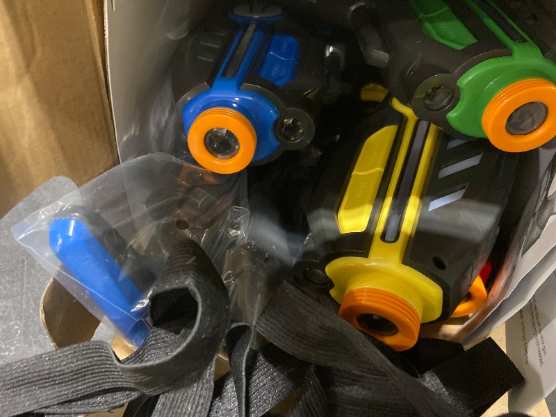 Photo 1 of Laser Tag Set for Kids, Teens & Adults - 4 Blasters + 4 Vest Sensors with 4 Multi-Game Modes - Fun Ideas Age 8+ Year Old Toys - Includes Accessories - Boys & Girls Outdoor Teenage Group Activities