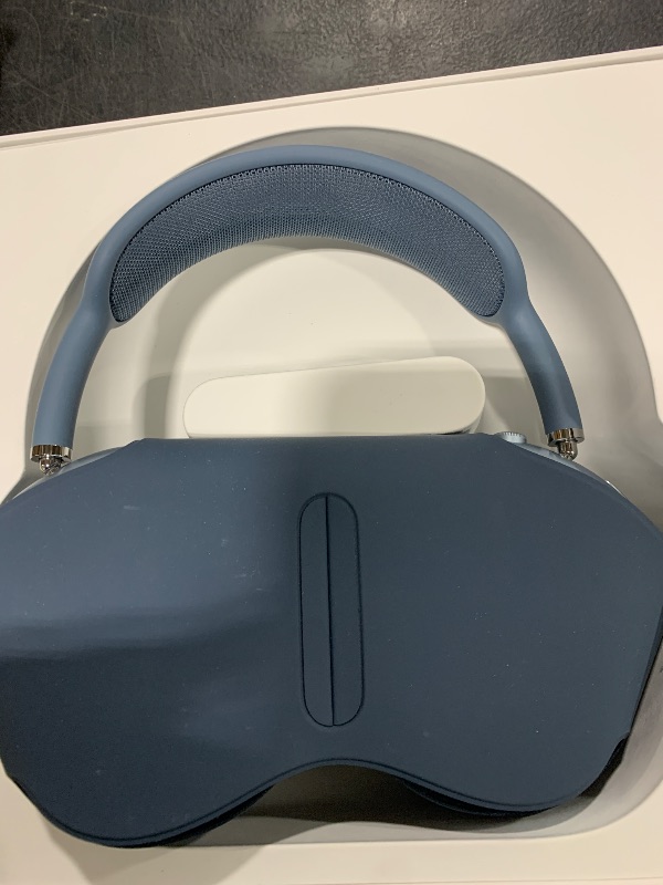 Photo 1 of Apple AirPods Max Wireless Over-Ear Headphones, Pro-Level Active Noise Cancellation, Transparency Mode, Personalized Spatial Audio, USB-C Charging, Bluetooth Headphones for iPhone - Blue