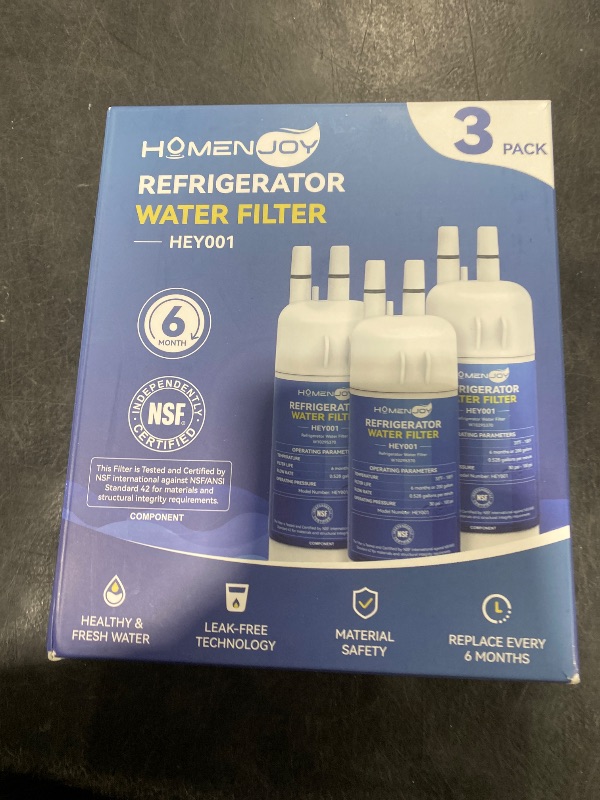 Photo 1 of W10295370A Water Filter Replacement Compatible with Whirlpool EDR1RXD1, Everydrop Filter 1, EDR1RXD1B, WHR1RXD1, W10276924, W10291030, 9930 9930P 46-9930 46-9081 9081 P8RFWB2L, 3 Pack