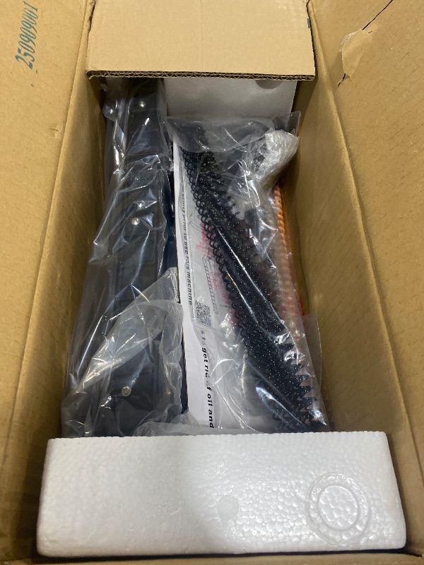 Photo 1 of Rayson TD-132 Wire Binding Machine, 32-Hole Spiral Coil Binder, 3:1 Pitch, Punches 12 Sheets, Binds up to 120 Sheets, Sturdy Metal Construction