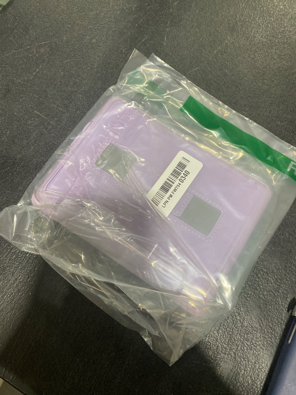 Photo 1 of HGGWZWIF Case for Kindle Paperwhite 12th Generación 2024 7" & Kindle Colorsoft Signature Edition 7", with Stickers, PU Cover + Transparent TPU Hard Back with Hand Strap, Auto Sleep/Wake, Purple