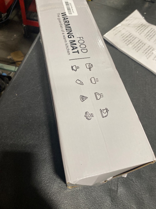 Photo 1 of Food Warming Mat with Heat-Resistant Pad, 26X15 Inch, 6-Level Temp 6-Hour Timer, Child Lock Safety,Food Warmer Chafing Dishes for Buffet.