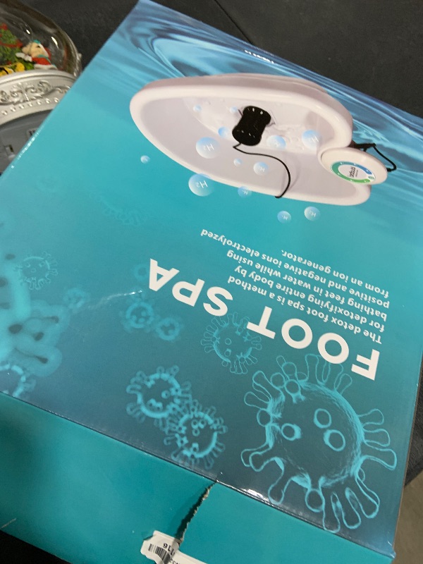 Photo 1 of Idudbid Ionic Foot Bath Detox Machine - Suitable for Home Use, Home Salon-Level Spa Detox Machine, Healthy Detoxification, with Foot Bath, Array * 2, Liner