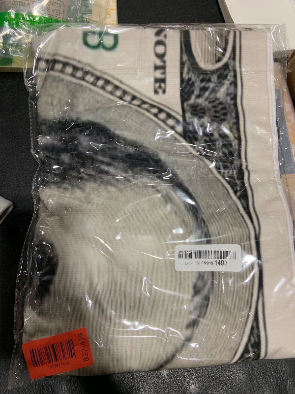 Photo 1 of $100 Dollar Bill Blanket 