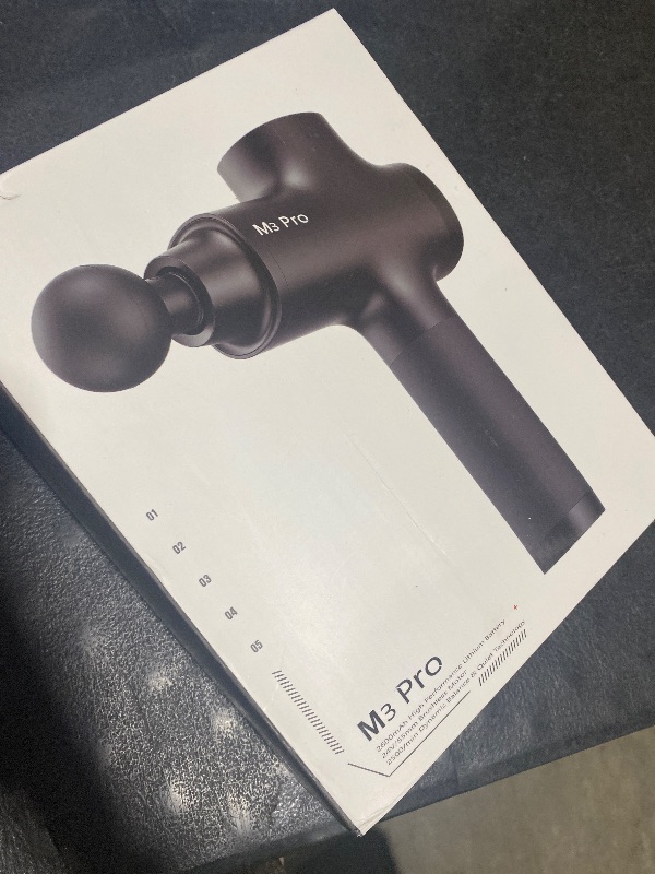 Photo 1 of opove M3 Pro 2 Massage Gun Deep Tissue Percussion Muscle Massager for Workout, Handheld Percussive Therapy Fascia Gun for Athletes Fast Recovery 4-8 Hours Long Battery Life, Powerful, Quiet, Black