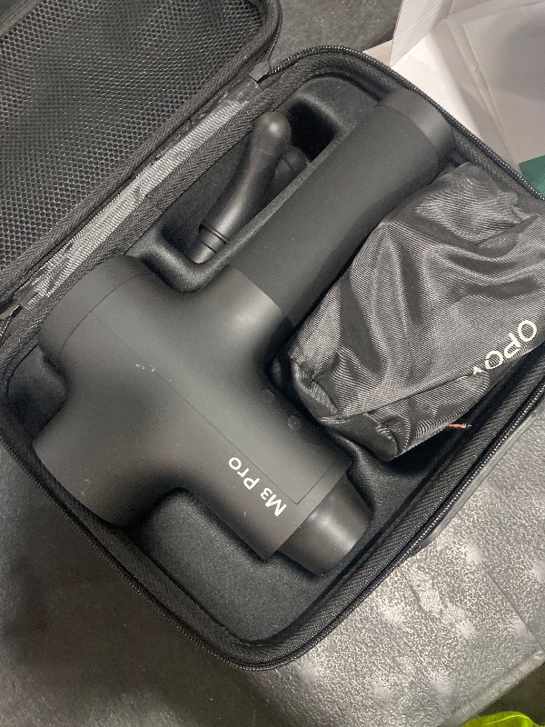 Photo 1 of opove M3 Pro 2 Massage Gun Deep Tissue Percussion Muscle Massager for Workout, Handheld Percussive Therapy Fascia Gun for Athletes Fast Recovery 4-8 Hours Long Battery Life, Powerful, Quiet, Black