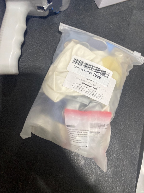 Photo 1 of **INCOMPLETE** Dusty Blue Balloon Arch Kit Garland Arch kit with Dusty Blue Sand White Silver Confetti Balloons for Birthday Wedding Party