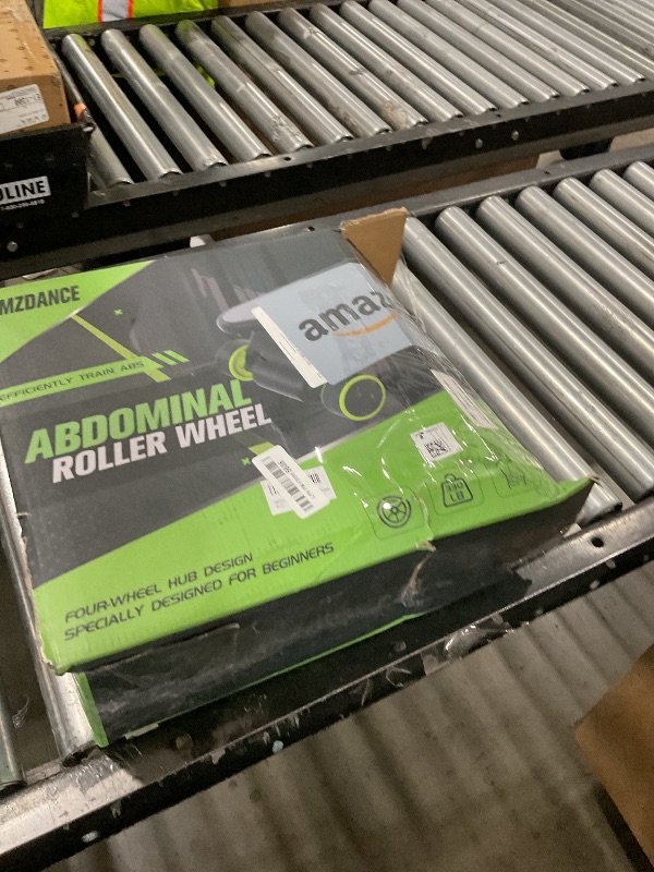 Photo 1 of Ab Roller with Elbow Support, Ab Roller Board Core Workout Machine with 4 Wheels, Mini Pilates Reformer Equipment for Home Gym, Abdominal Full-Body Strength Exercise Trainer with Knee Pad