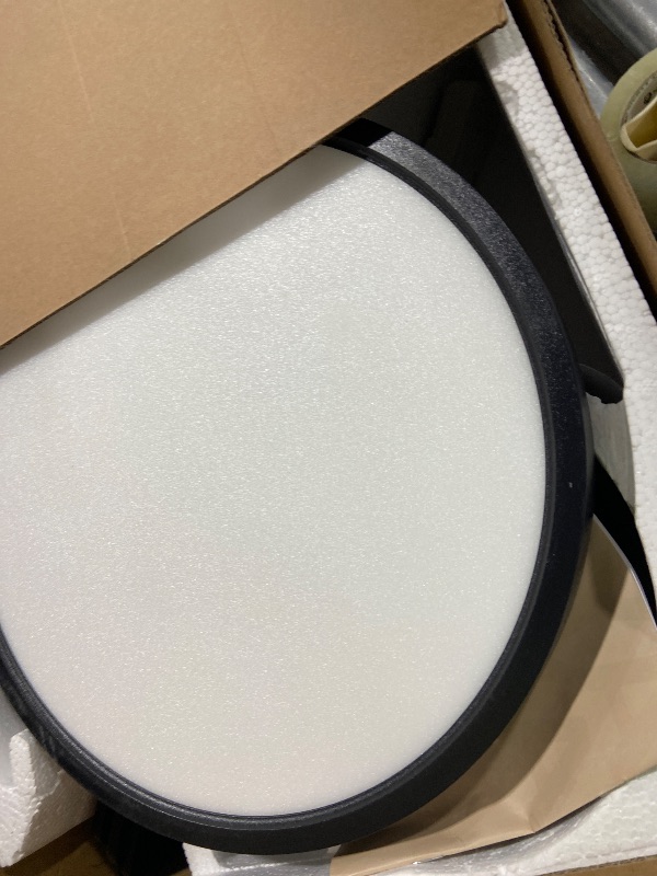 Photo 1 of TALOYA 52 Inch Black Ceiling Fans with Lights Led Remote Control Flush Mount Low Profile for Bedroom Living Dining Room Outdoor Farmhouse Patio,Reversible,DC Motor,Diammable,Buzzer ON/Off,5 Blades