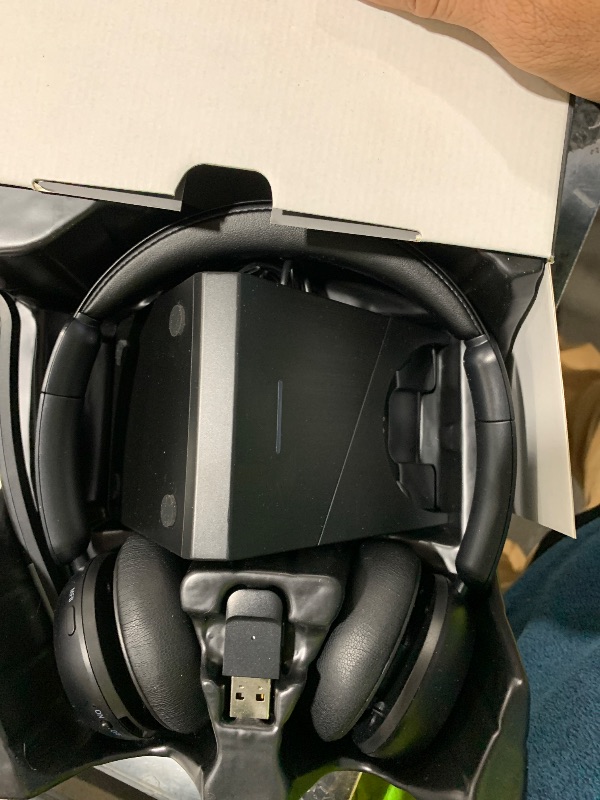 Photo 1 of (2025 Upgraded) Wireless Headset with Mic for Work, Bluetooth Headset with Noise Canceling Microphone with Dongle, Charging Base & Mic Mute, Wireless Headphones for Work from Home/PC/Computer