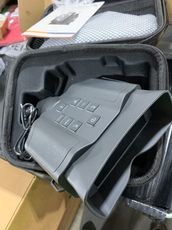 Photo 1 of HEXEUM Night Vision Goggles for Adults, 3.99" HD Screen, 10000mAh Rechargeable Night Vision Binoculars with 64GB Card for Hunting Camping Surveillance