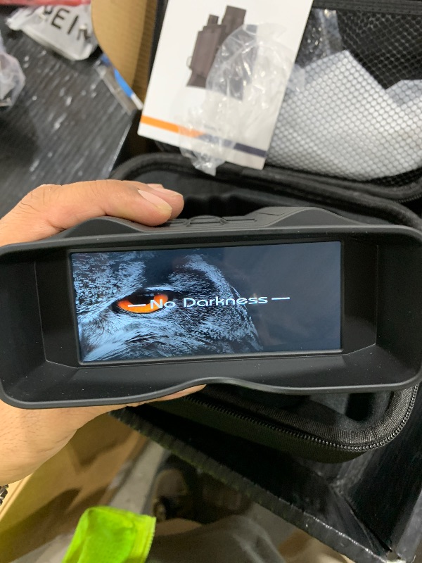 Photo 1 of HEXEUM Night Vision Goggles for Adults, 3.99" HD Screen, 10000mAh Rechargeable Night Vision Binoculars with 64GB Card for Hunting Camping Surveillance
